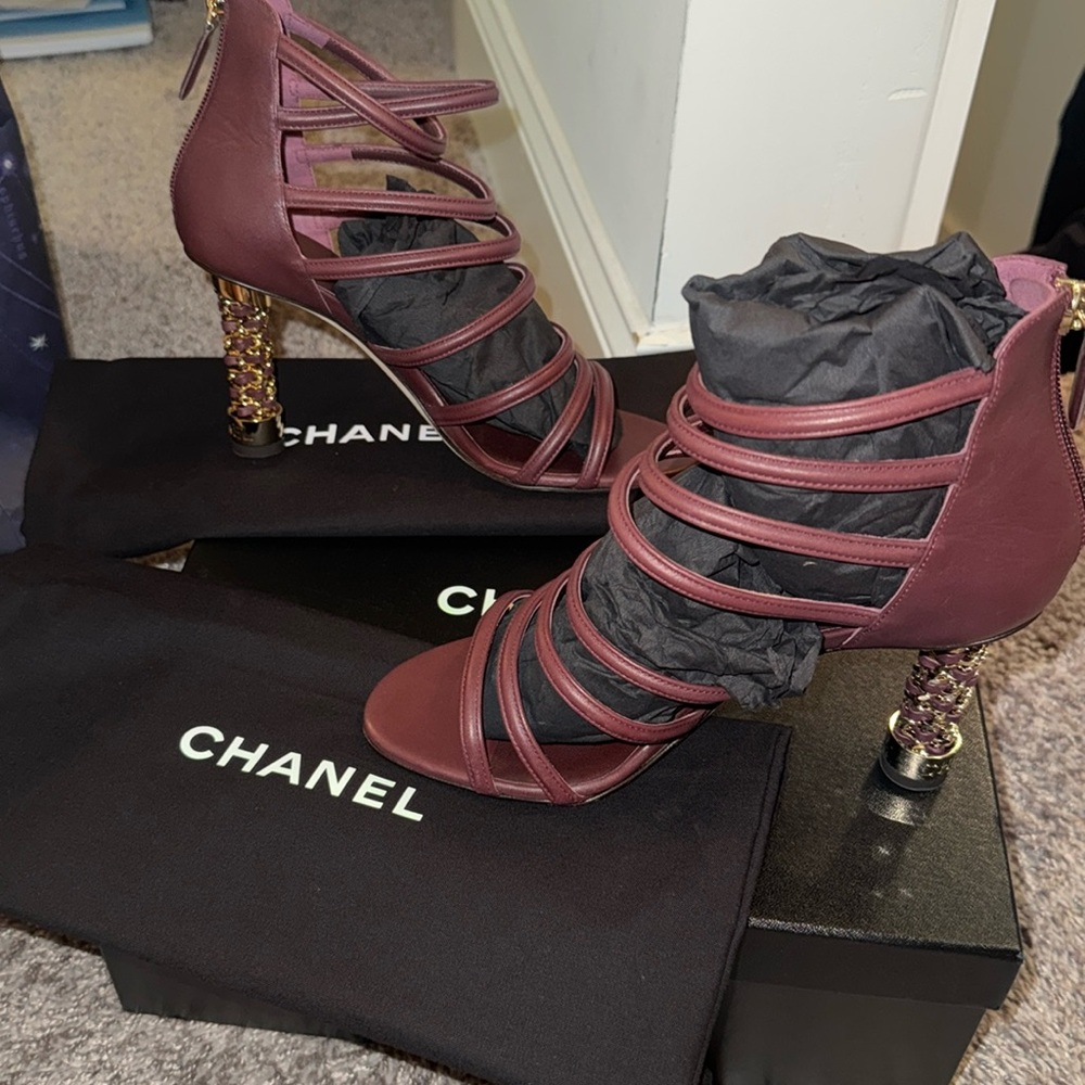 Brand New Chanel Sandal Heels